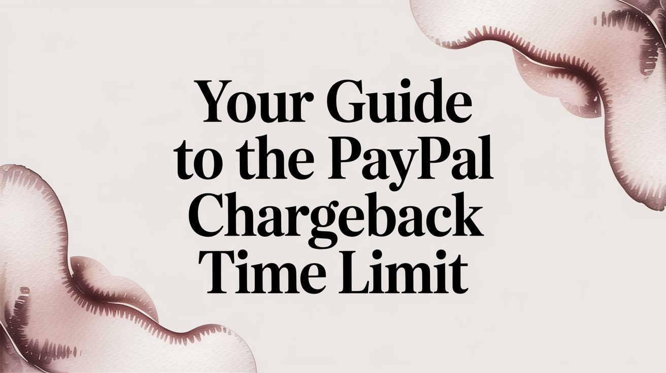 Your Guide to the PayPal Chargeback Time Limit