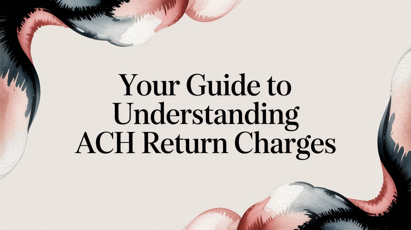 Your Guide to Understanding ACH Return Charges