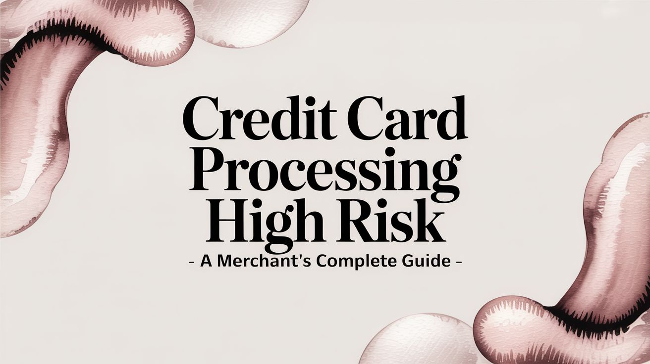 Credit Card Processing High Risk: A Merchant's Complete Guide