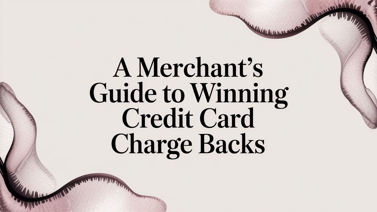 A Merchant's Guide to Winning Credit Card Charge Backs