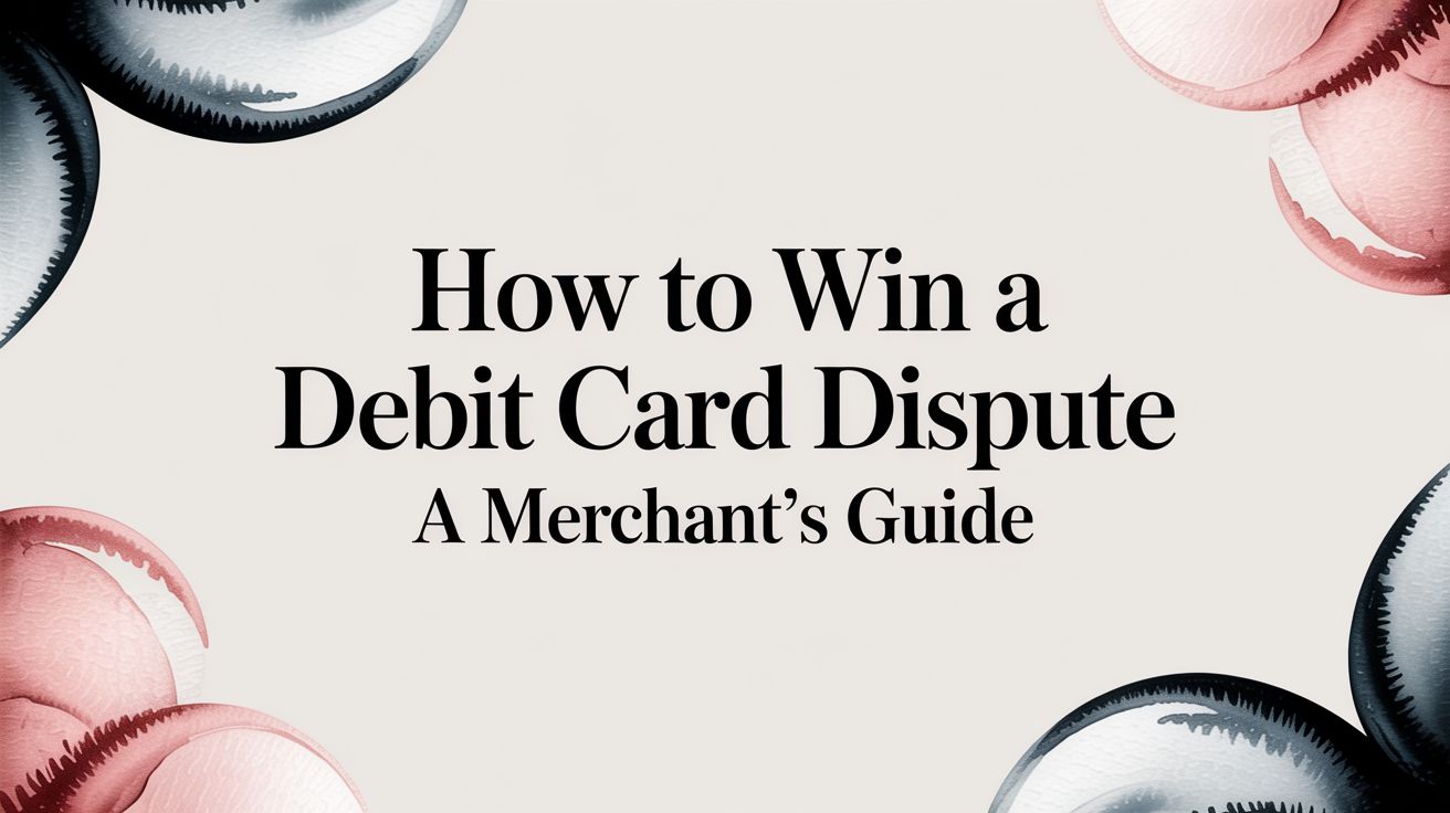 How to Win a Debit Card Dispute A Merchant's Guide