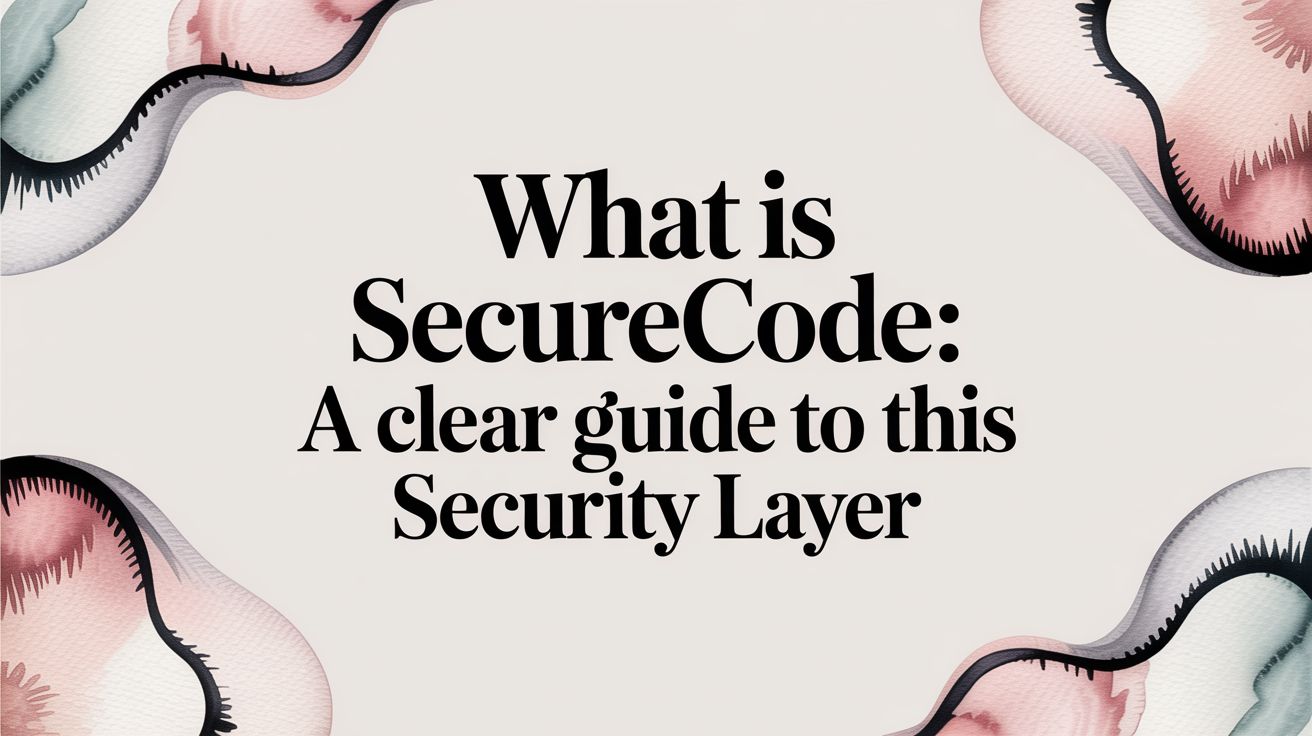 What is securecode: A Clear Guide to This Security Layer