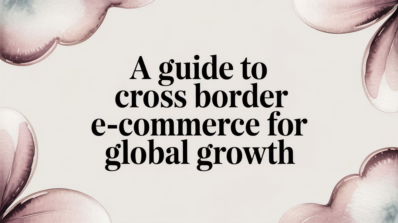 A Guide to Cross Border E-commerce for Global Growth