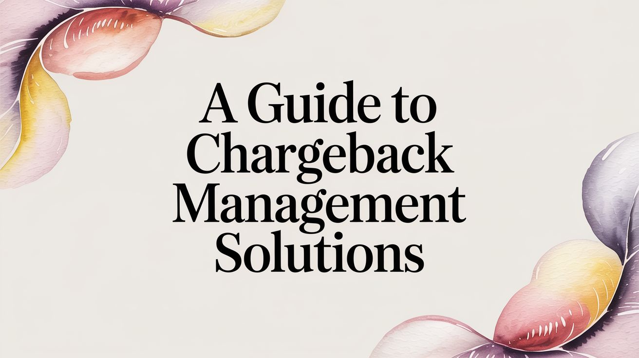 A Guide to Chargeback Management Solutions