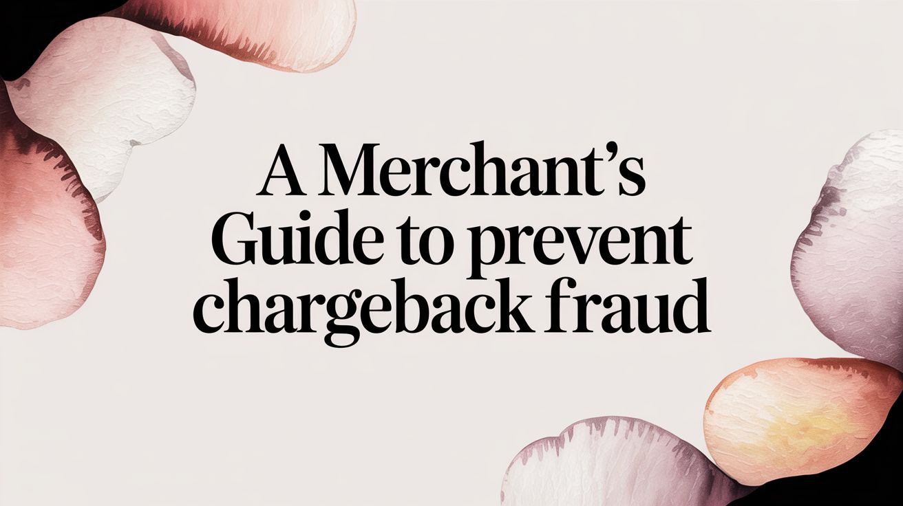 A Merchant's Guide to Prevent Chargeback Fraud
