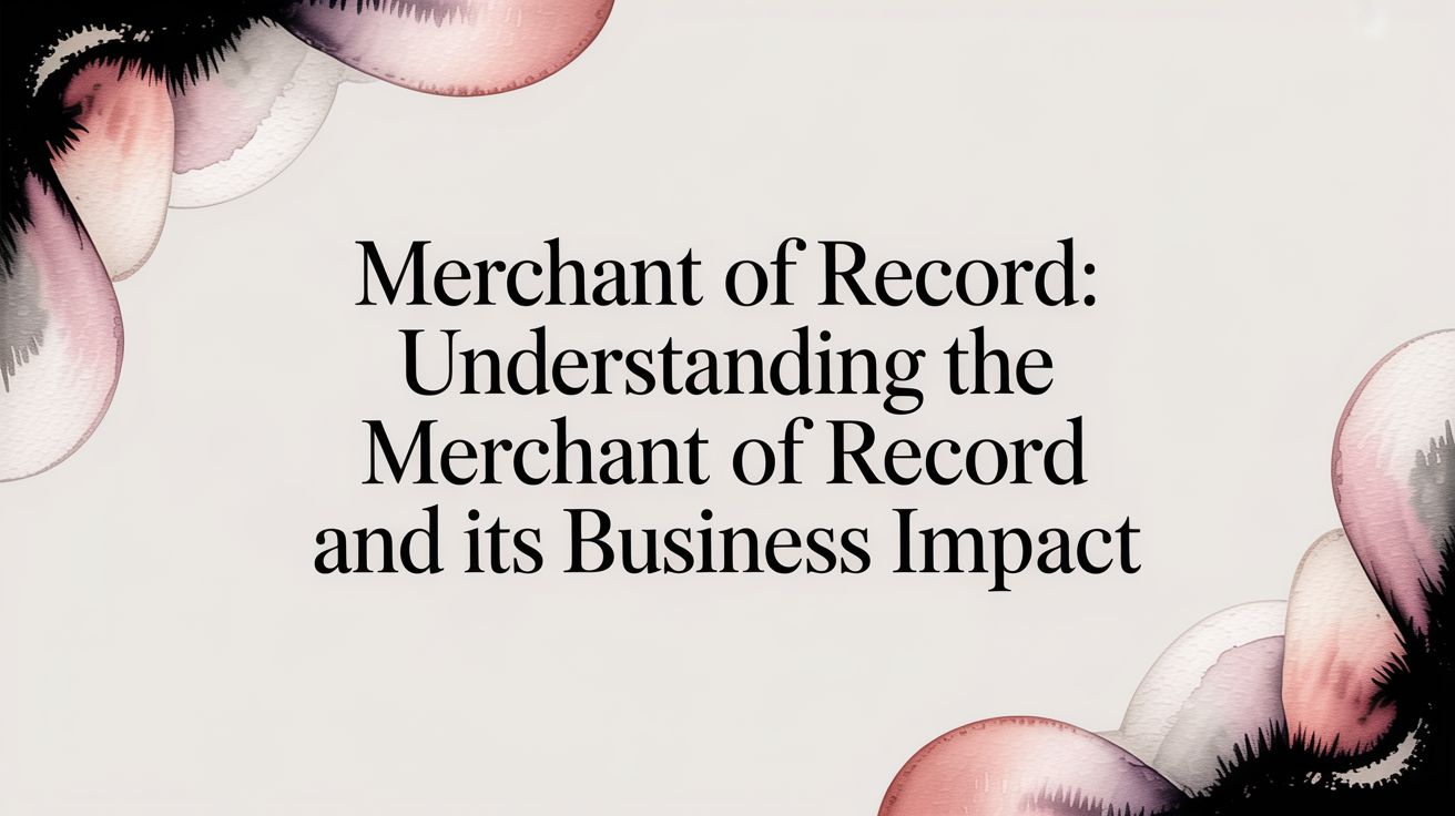 Merchant of Record: Understanding the merchant of record and its business impact