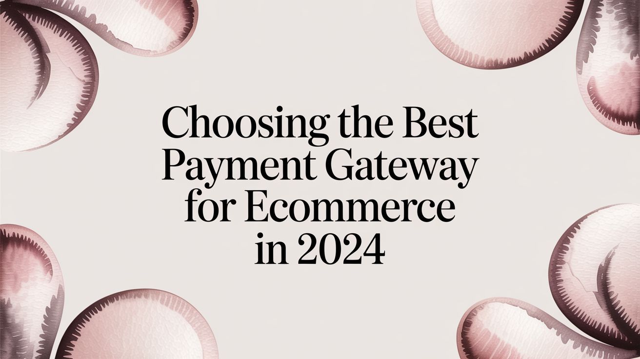 Choosing the Best Payment Gateway for Ecommerce in 2024