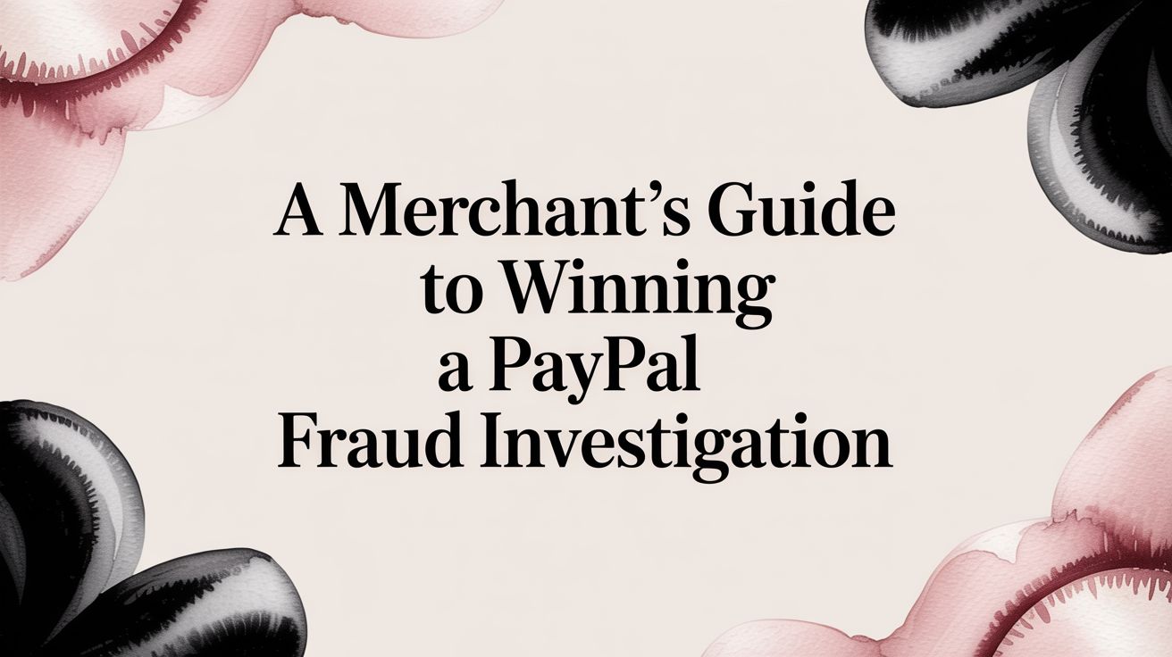A Merchant's Guide to Winning a PayPal Fraud Investigation