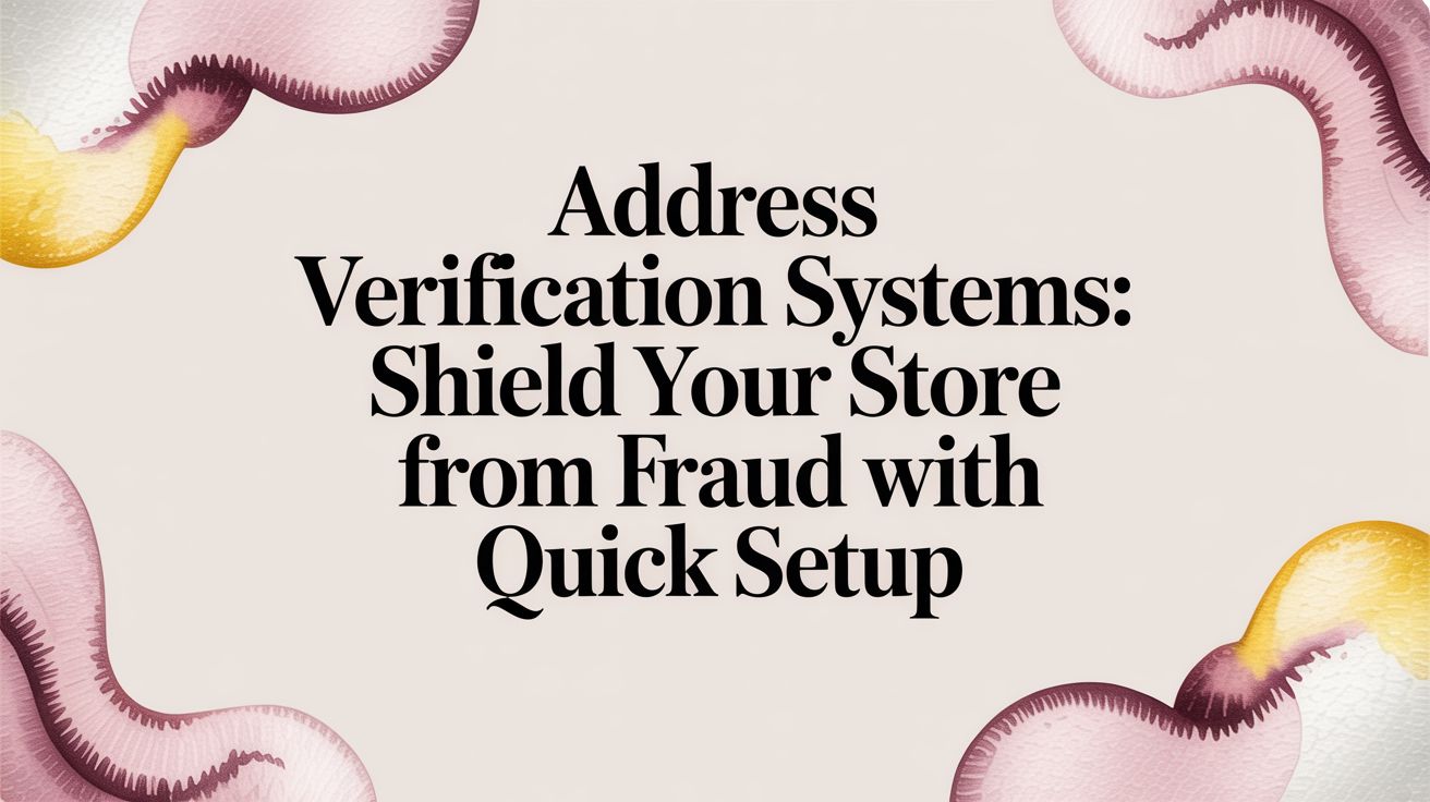 Address Verification Systems: Shield Your Store from Fraud with Quick Setup