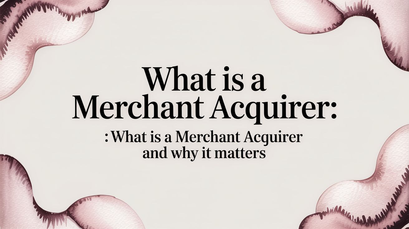 What is a Merchant Acquirer: And Why It Matters For Your Business