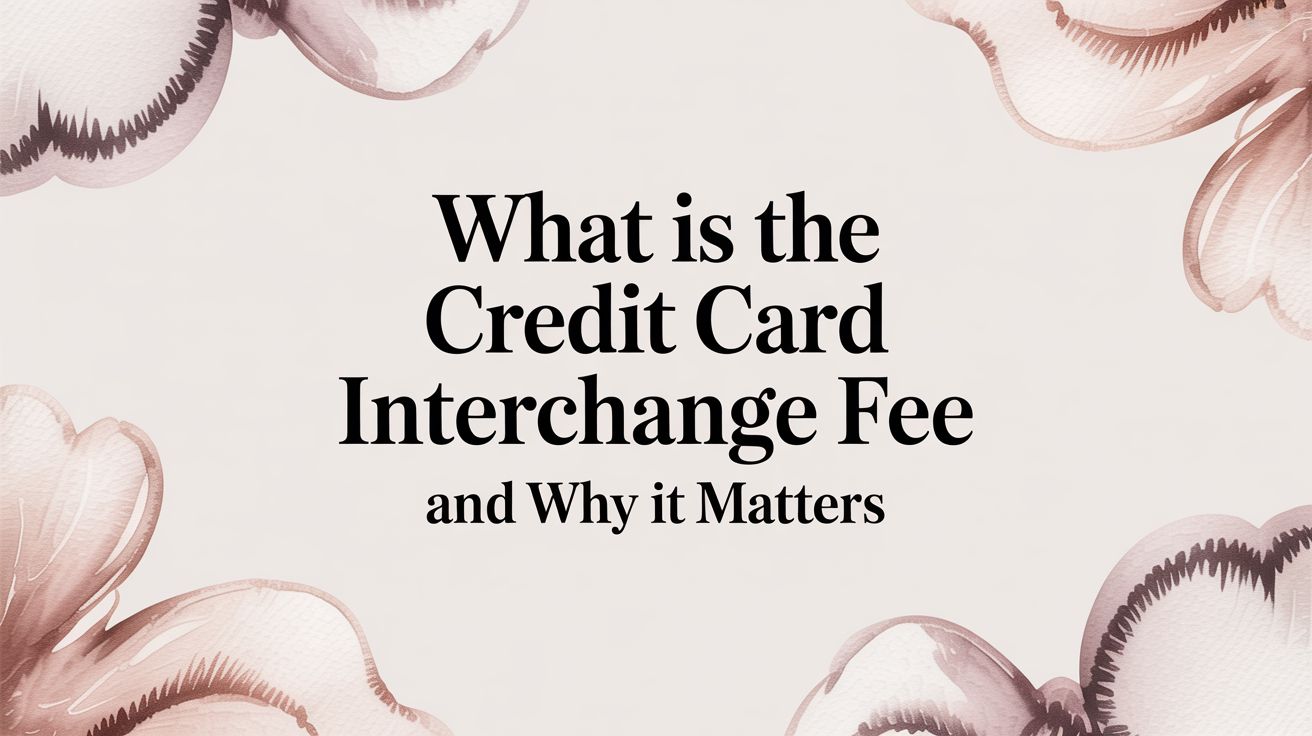 What Is the Credit Card Interchange Fee and Why It Matters