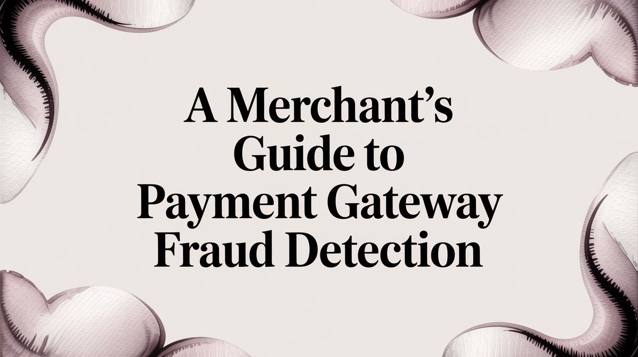 A Merchant's Guide to Payment Gateway Fraud Detection