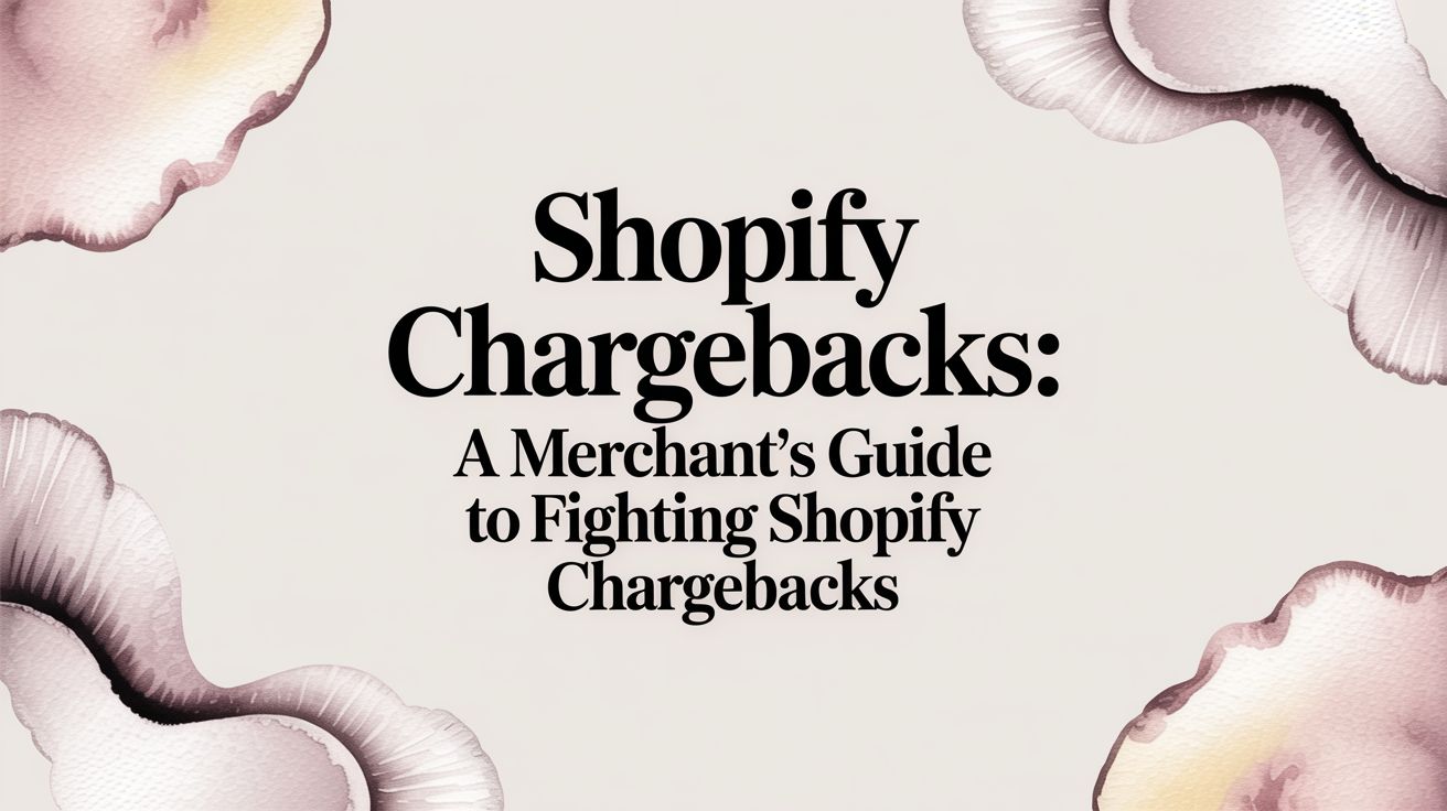 Shopify Chargebacks: A Merchant's Guide to Fighting and Winning
