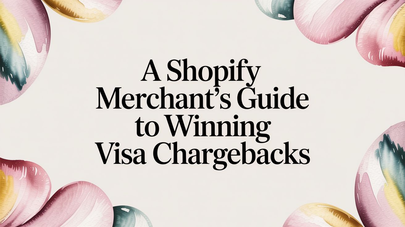 A Shopify Merchant's Guide to Winning Visa Chargebacks