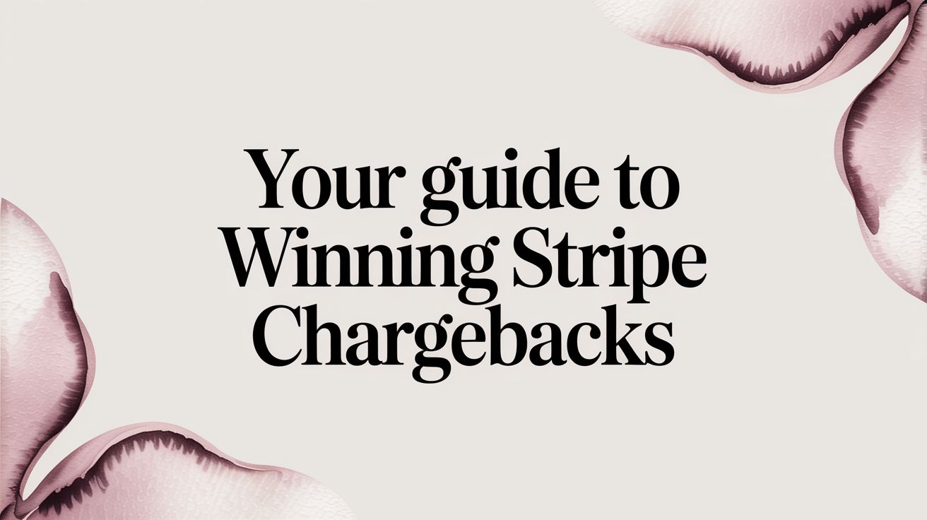 Your Guide to Winning Stripe Chargebacks