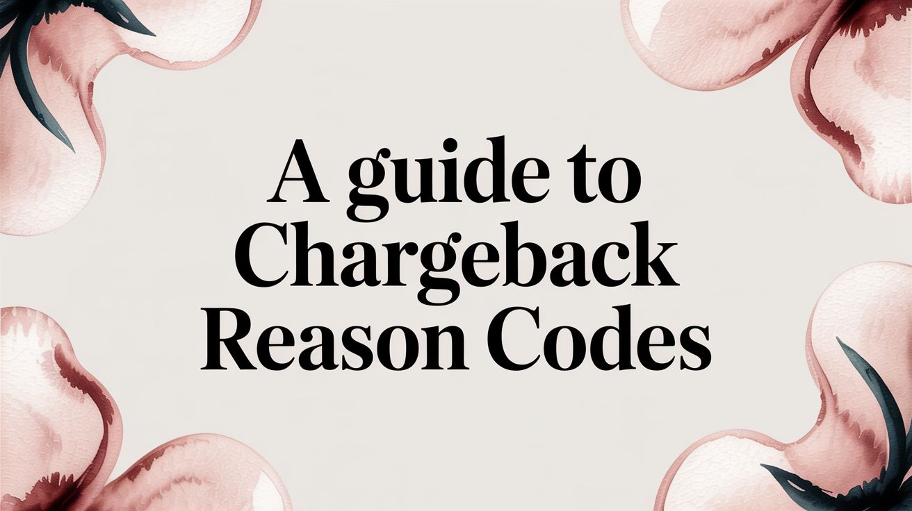 A Guide to Chargeback Reason Codes for Shopify Merchants
