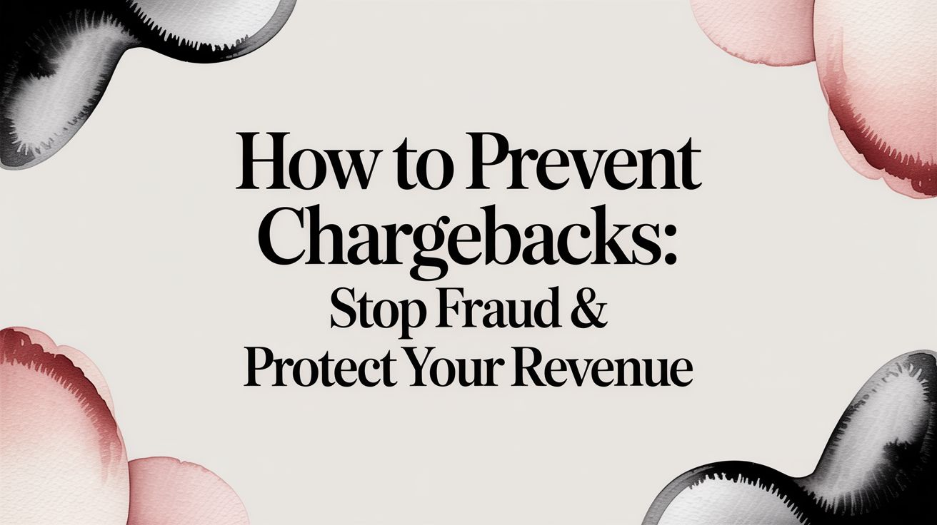 How to Prevent Chargebacks: Stop Fraud & Protect Your Revenue