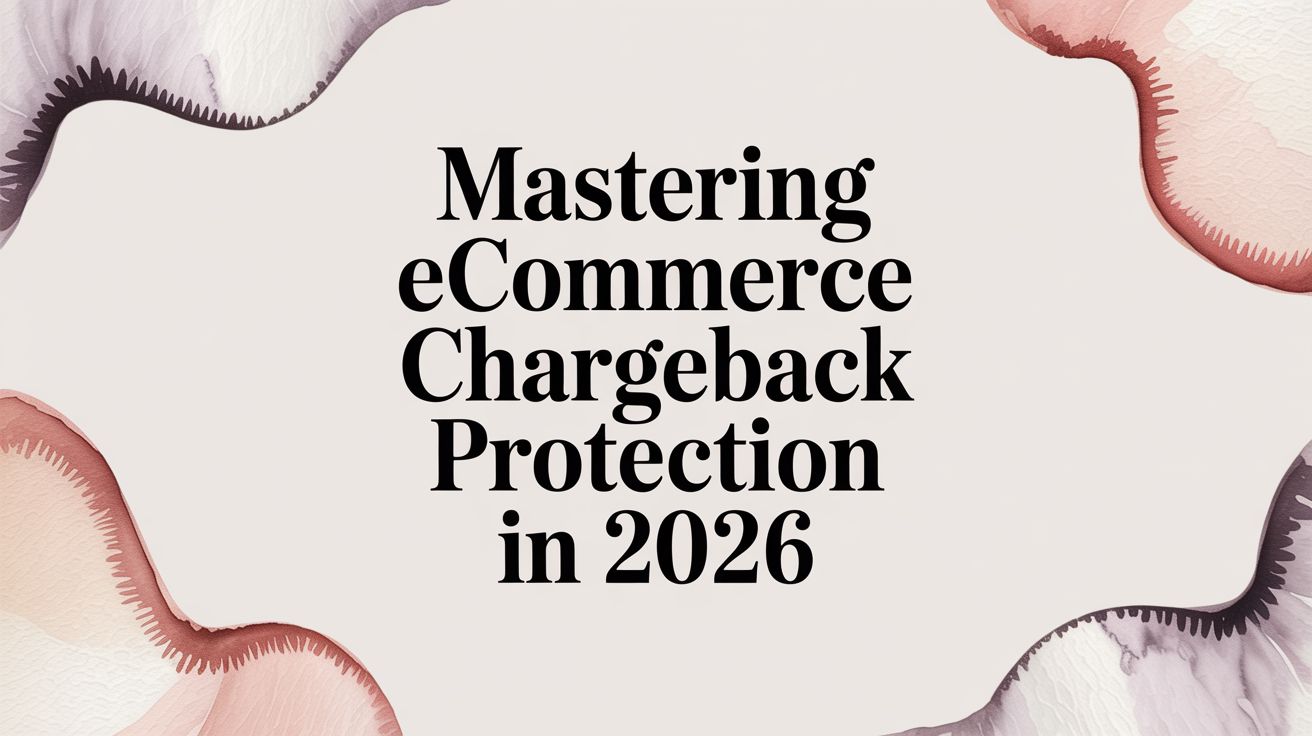 Mastering Ecommerce Chargeback Protection in 2026