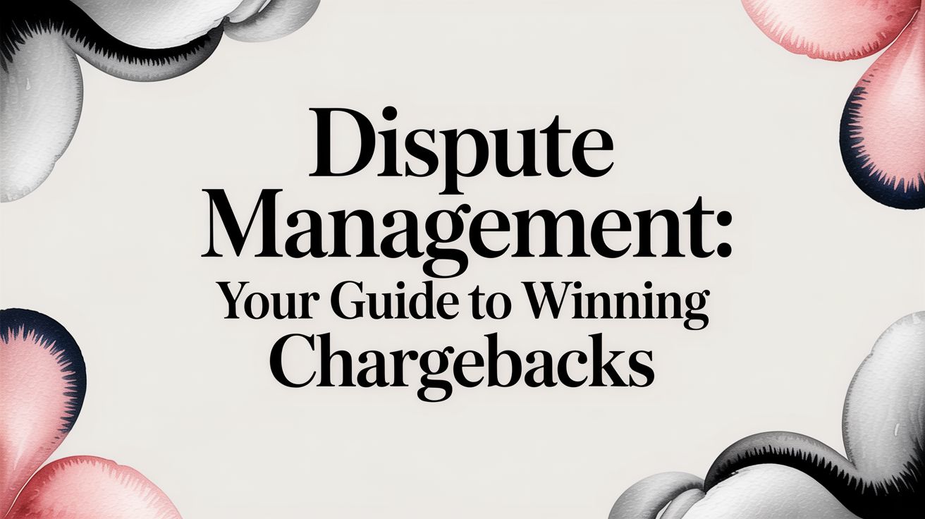 Dispute Management: Your Guide to Winning Chargebacks