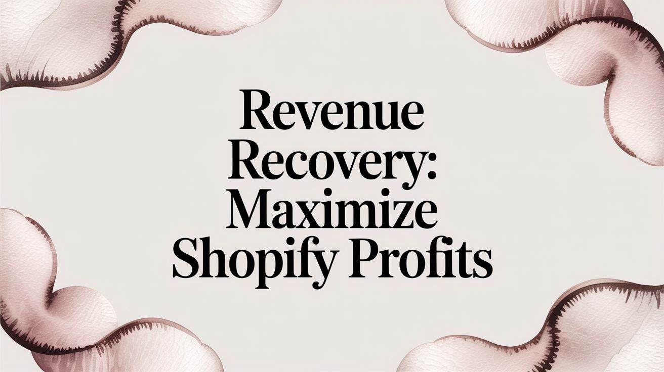 Revenue Recovery: Maximize Shopify Profits