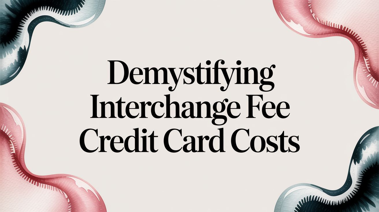 Demystifying Interchange Fee Credit Card Costs