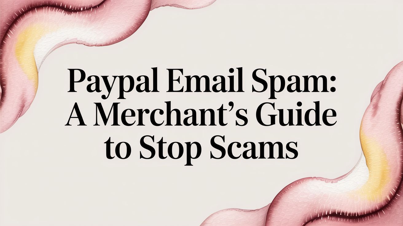 PayPal Email Spam: A Merchant's Guide to Stop Scams