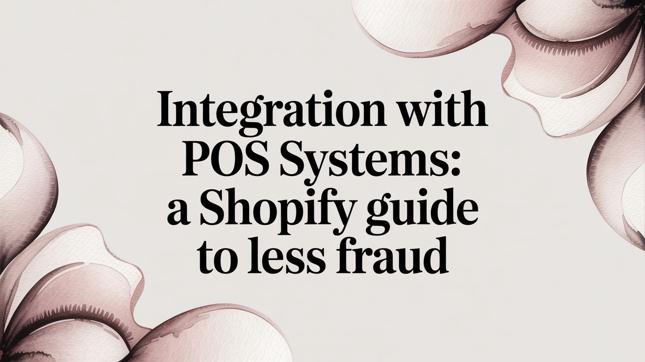 Integration With POS Systems: A Shopify Guide to Less Fraud