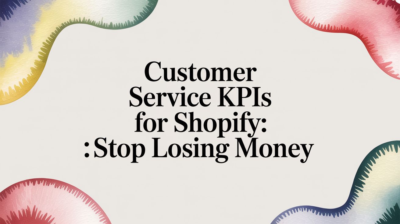 Customer Service KPIs for Shopify: Stop Losing Money