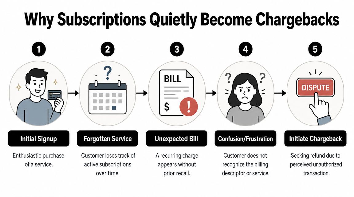 Why Subscriptions Quietly Become Chargebacks