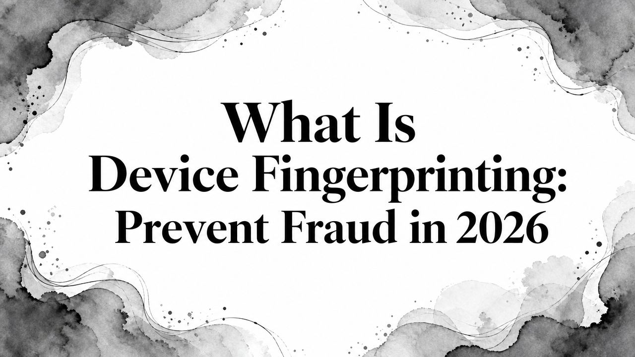 What Is Device Fingerprinting: Prevent Fraud in 2026