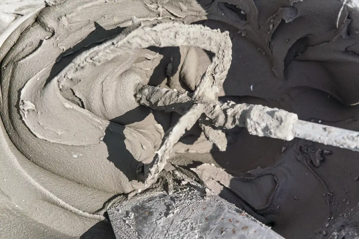 Maišomas prekinis betonas statybų aikštelėje