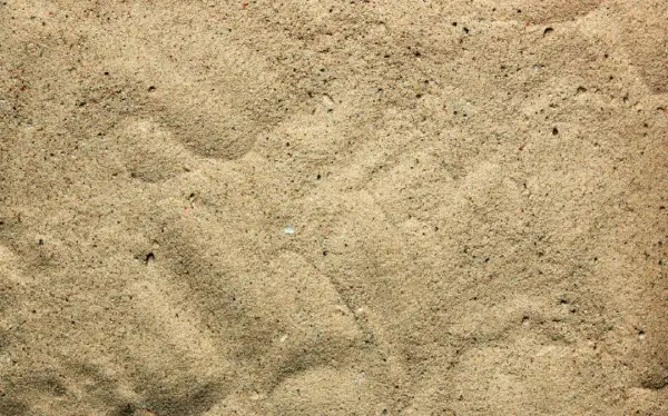 Natūralus plautas smėlis statyboms