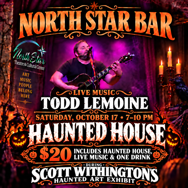 Todd Lemoine & Haunted House Night graphic poster with details