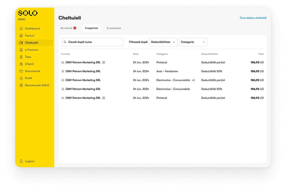 Încarci orice cheltuială în aplicație cu o simplă poză cu telefonul