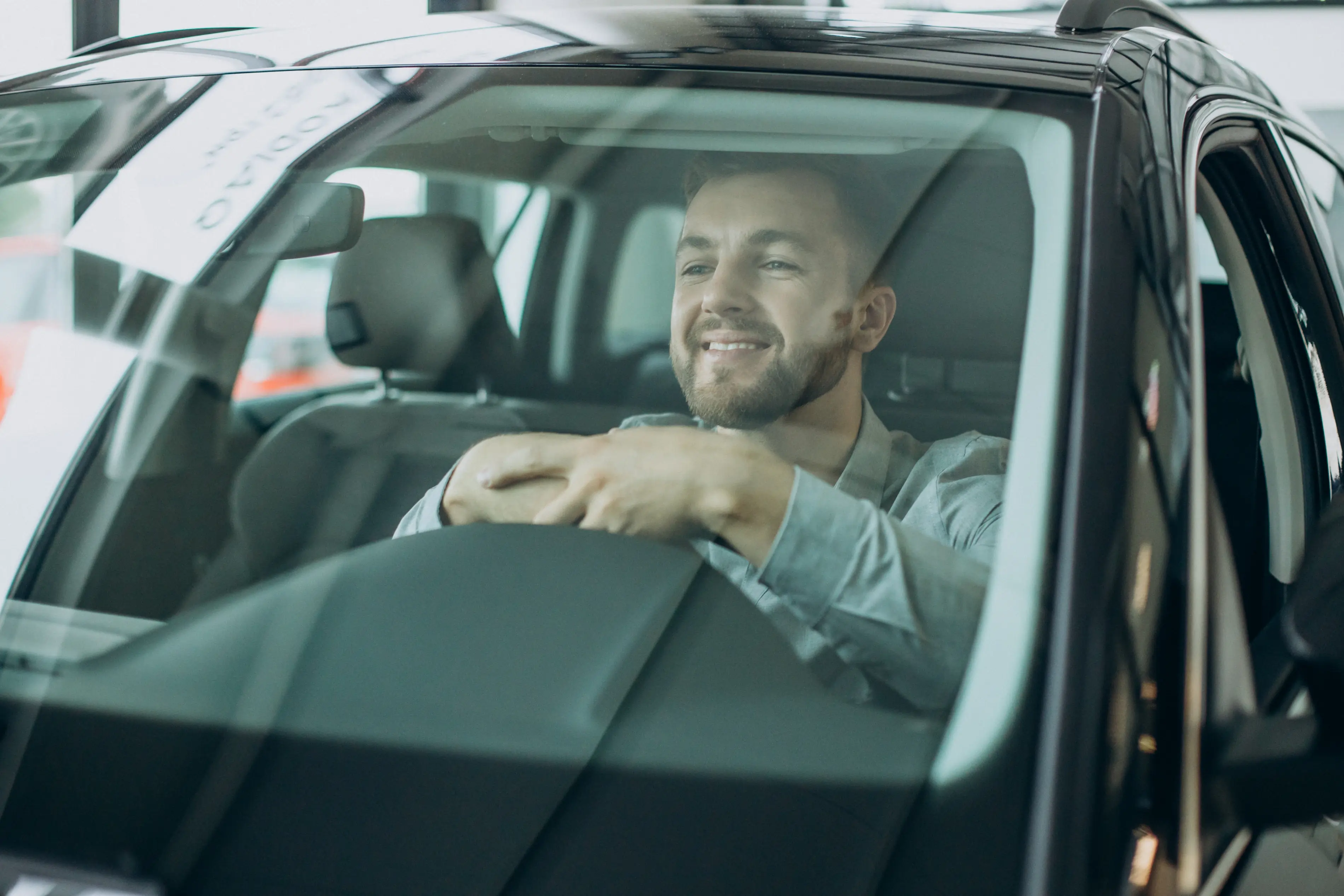 Young, friendly driver.