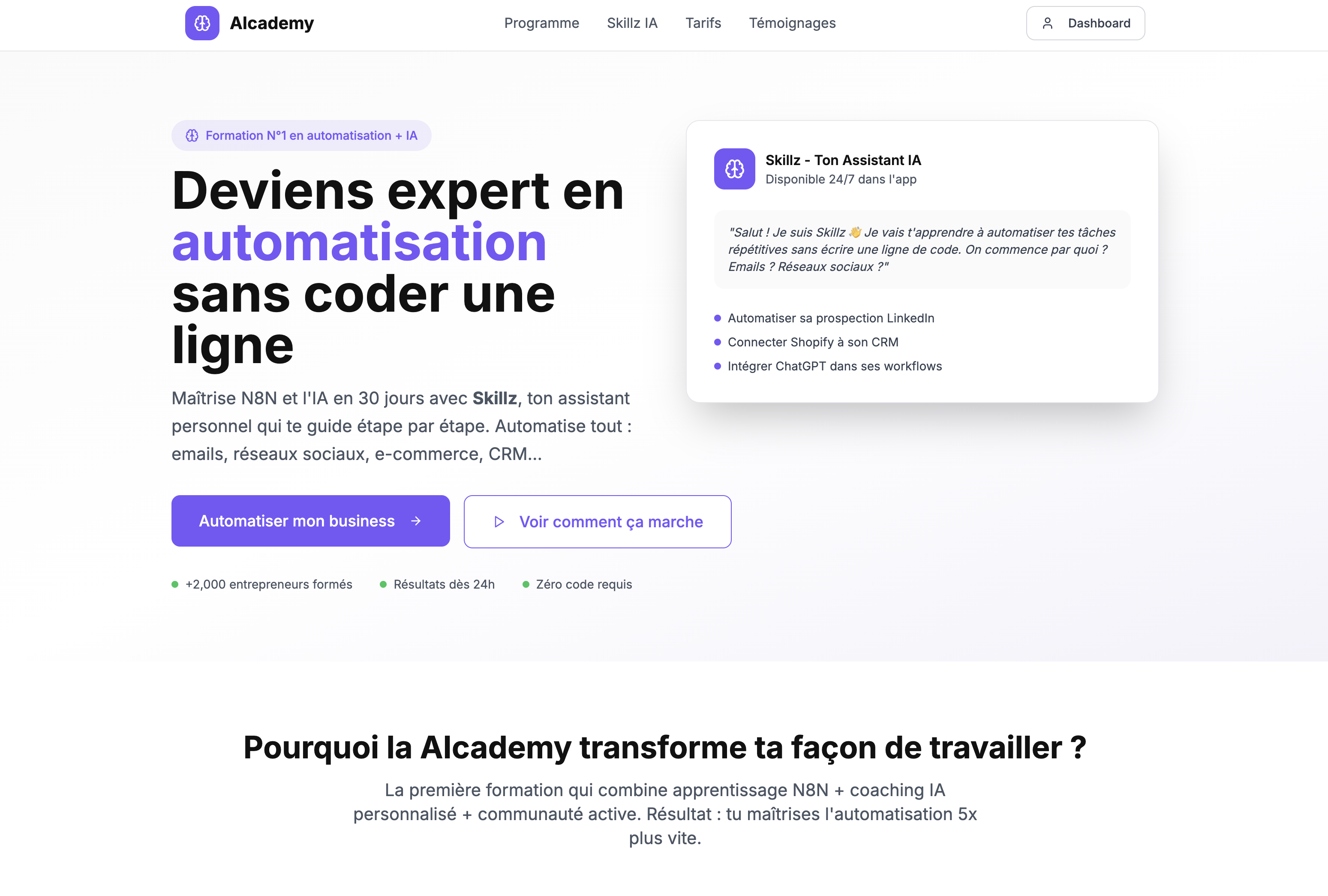 Image de l'application sur internet