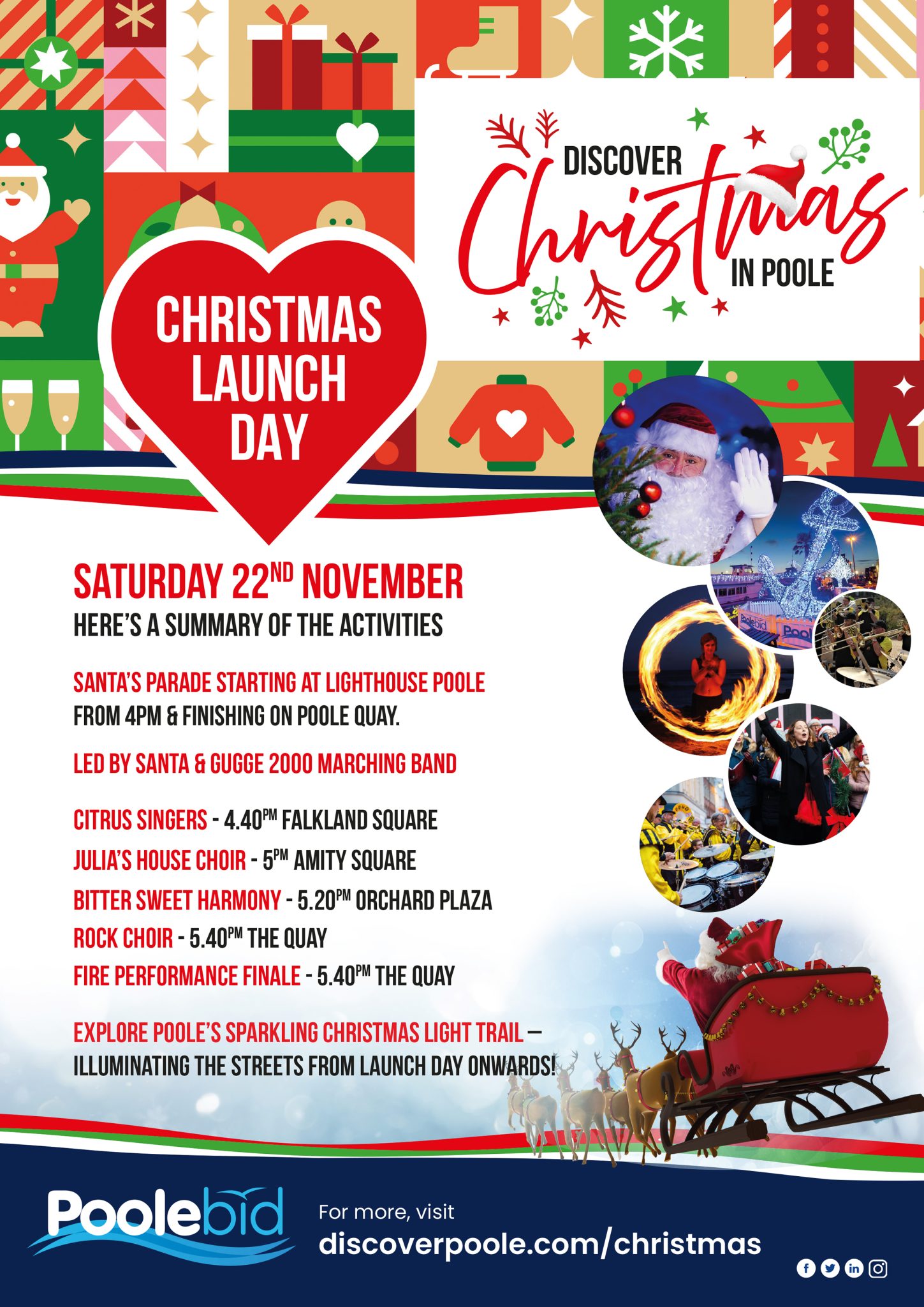 Discover Christmas in Poole Launch