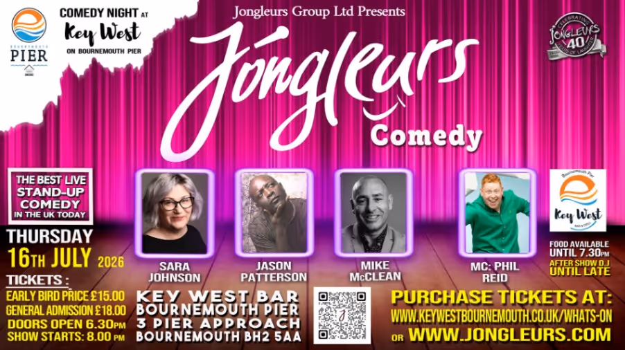 Jongleurs Stand Up Comedy on Bournemouth Pier