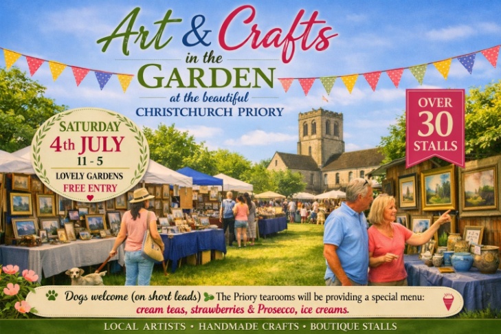 Art & Crafts in the Garden at Christchurch Priory
