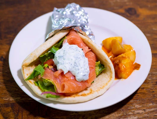 Malelani Café's Pita Dish