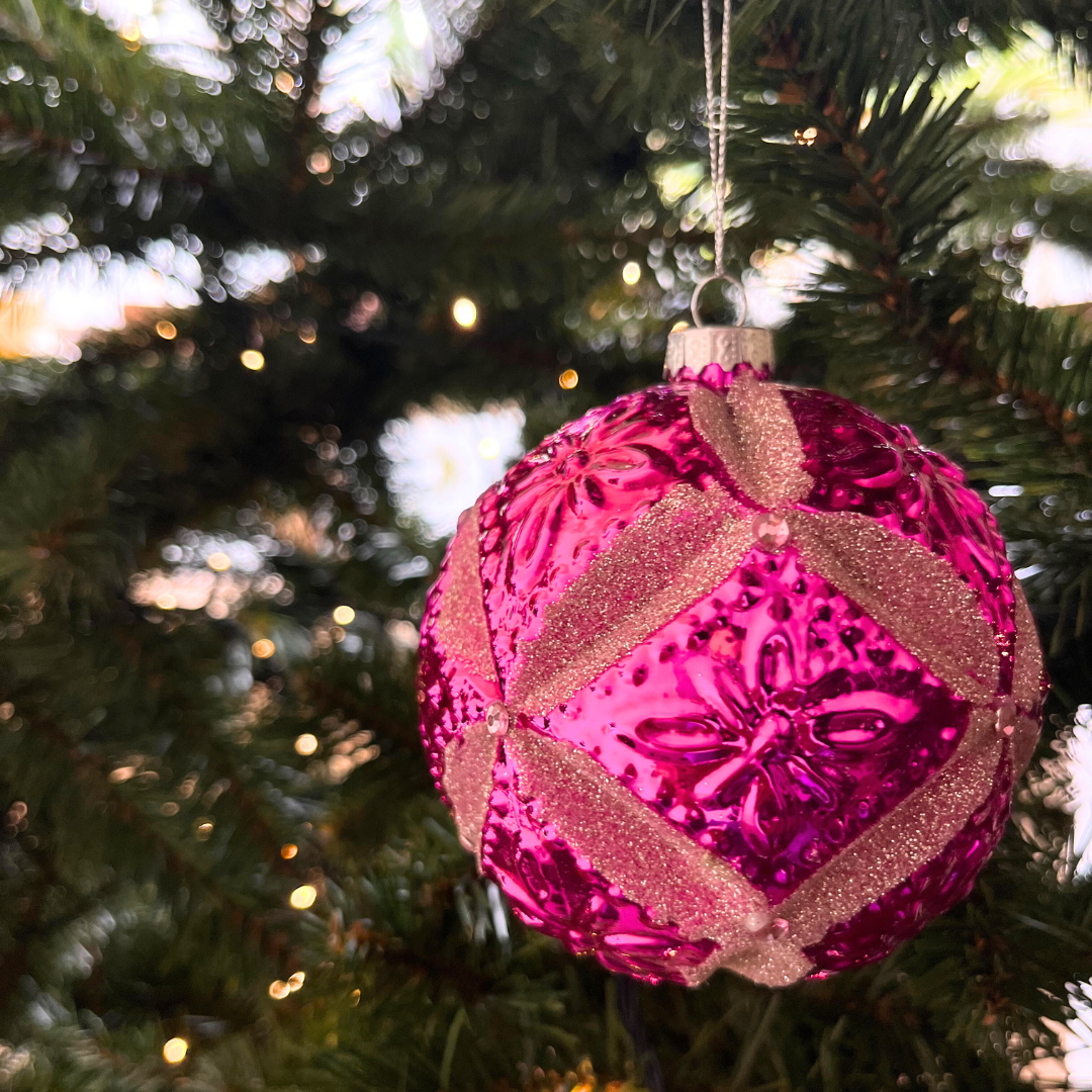 Roze Kerstbal