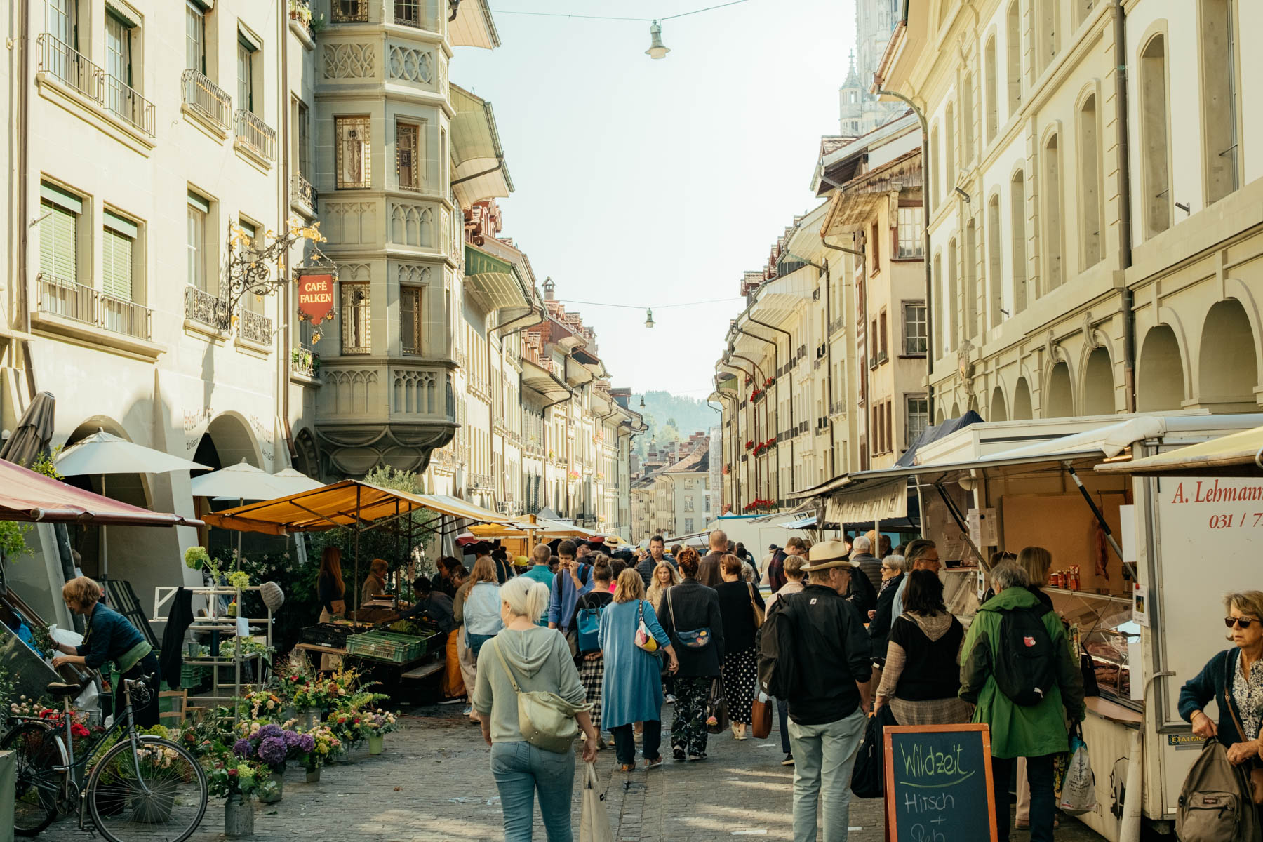 Markt am Samstag in Bern