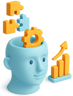 Icon representing Cognitive Skills, including cognitive flexibility and creativity