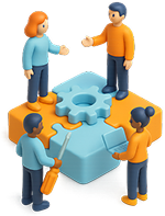 Icon representing Cross-Functional Skills, including complex problem solving