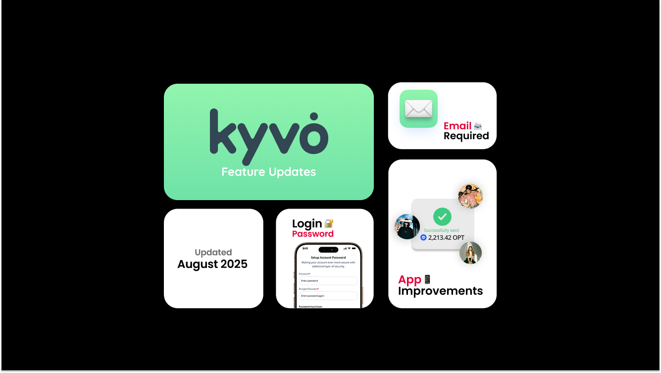 Kyvo Features and Login Update August 2025