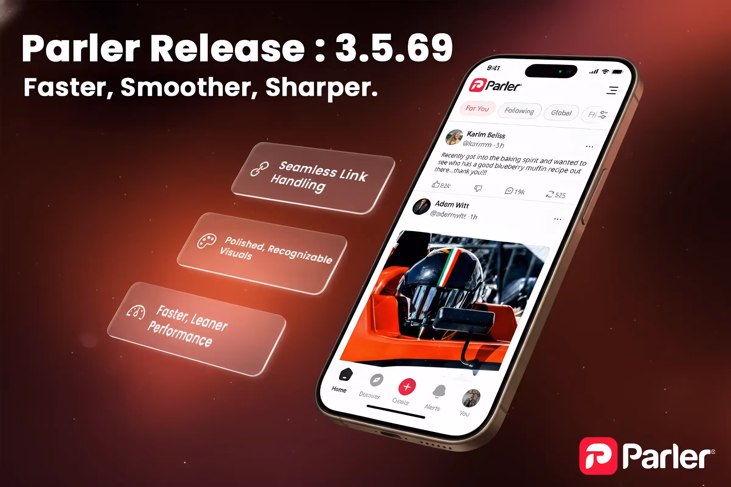 Parler Release 3.5.69 Faster, Smoother, Sharper