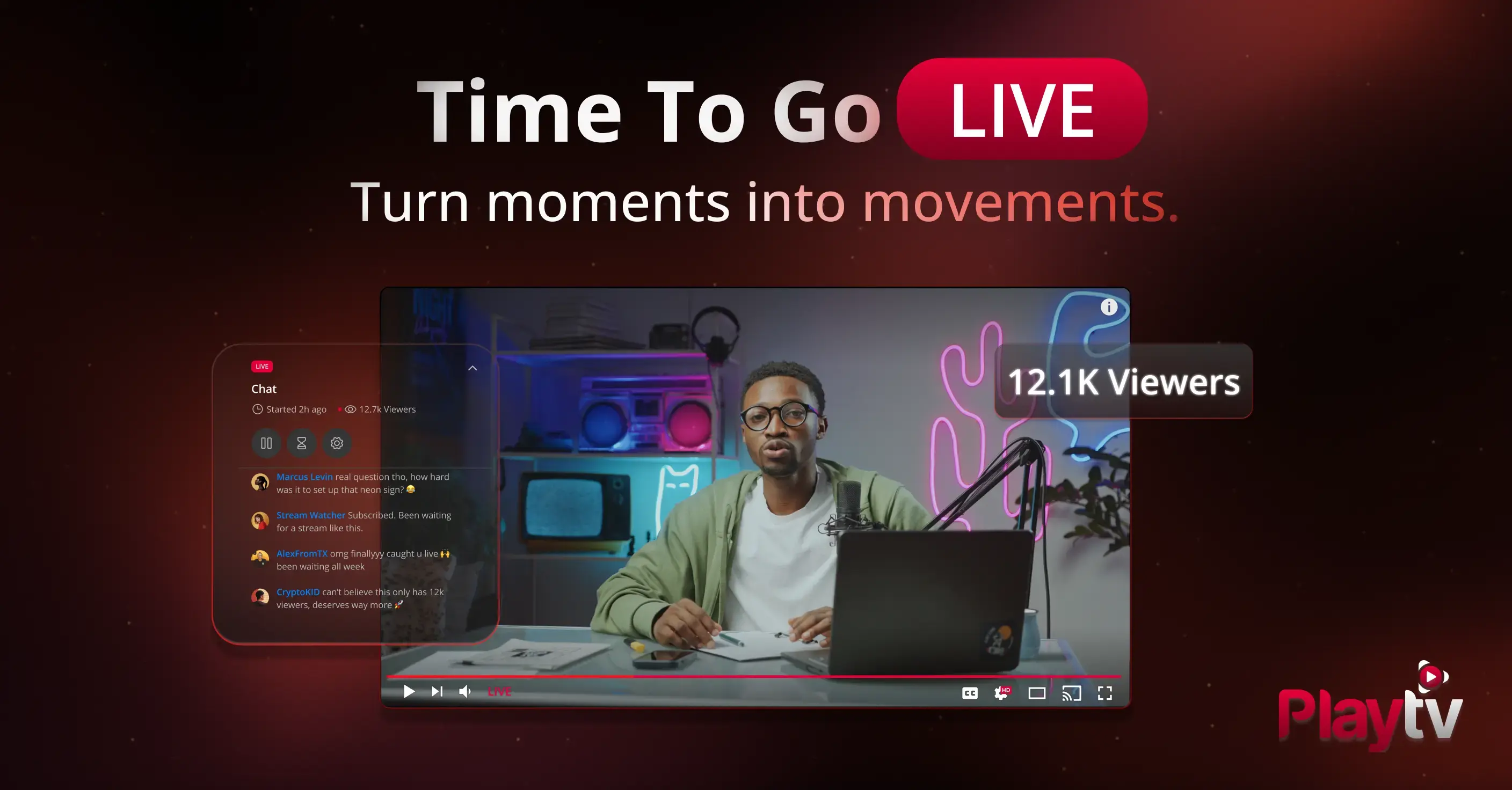 Live Stream on PlayTV by Parler