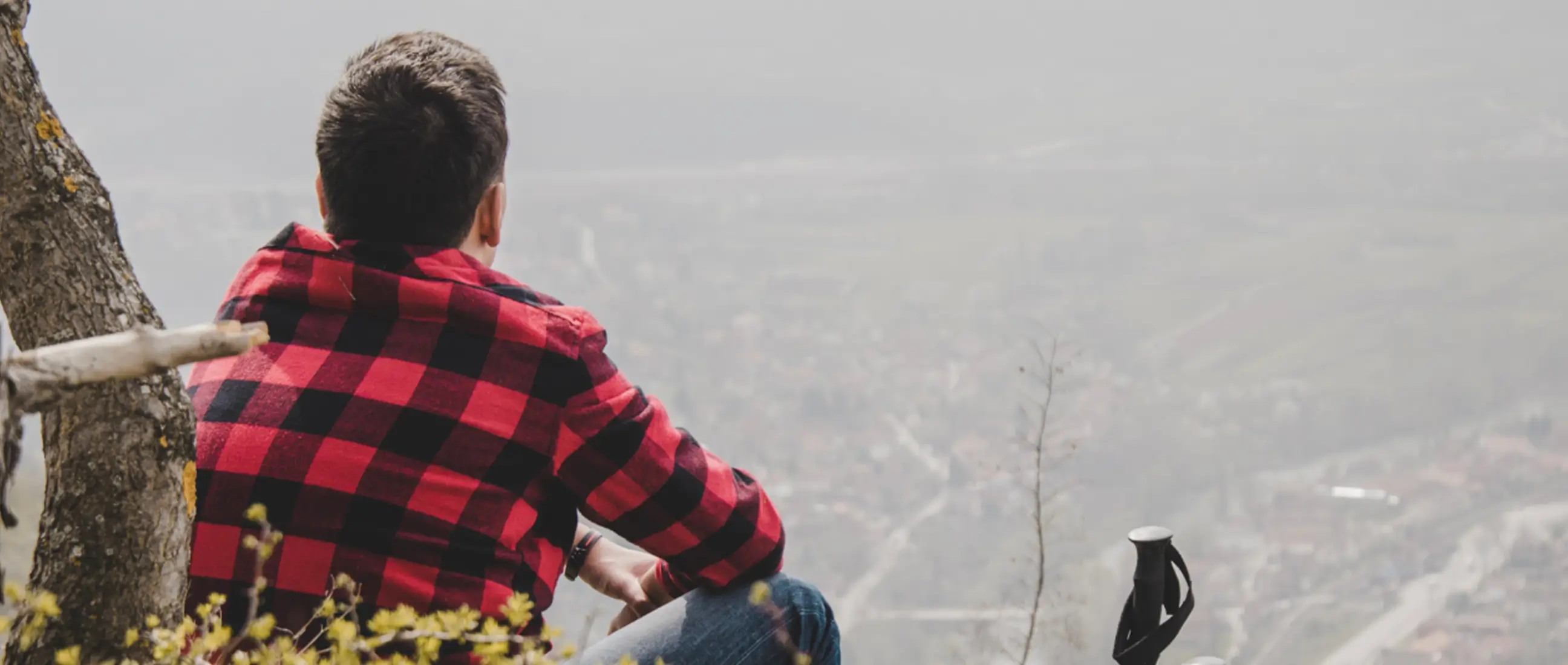 Savoring stunning views from a perfect getaway spot.