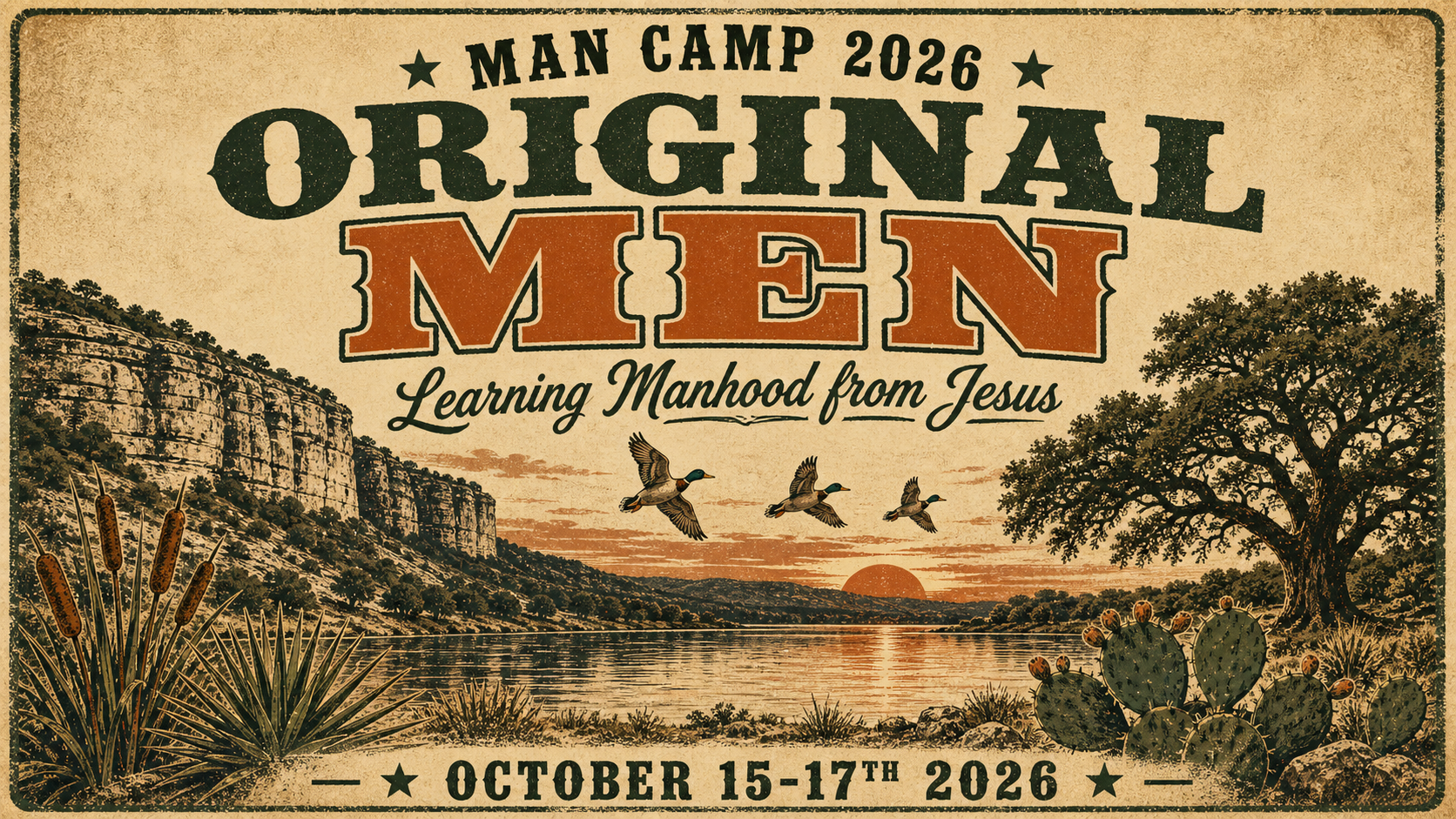 OCTOBER 10-12,2024 Highland Lakes Camp & Conference Center
