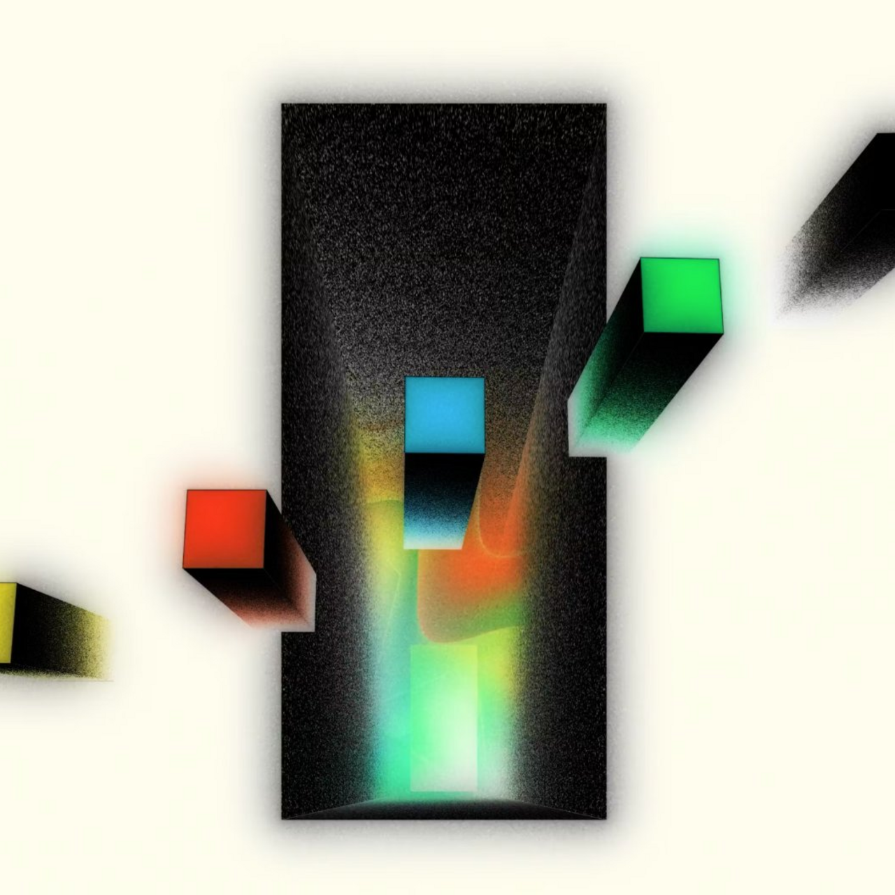 Scala.ai 3D animated colorful cubes on blue gradient background